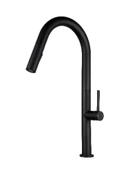 ברז מטבח שניידר נירוסטה נשלף דגם SCH-1004 שחור מט