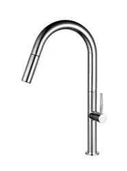 ברז מטבח שניידר נירוסטה נשלף דגם SCH-1004 גימור ניקל