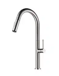 ברז מטבח שניידר נירוסטה נשלף דגם SCH-1004 גימור מוברש