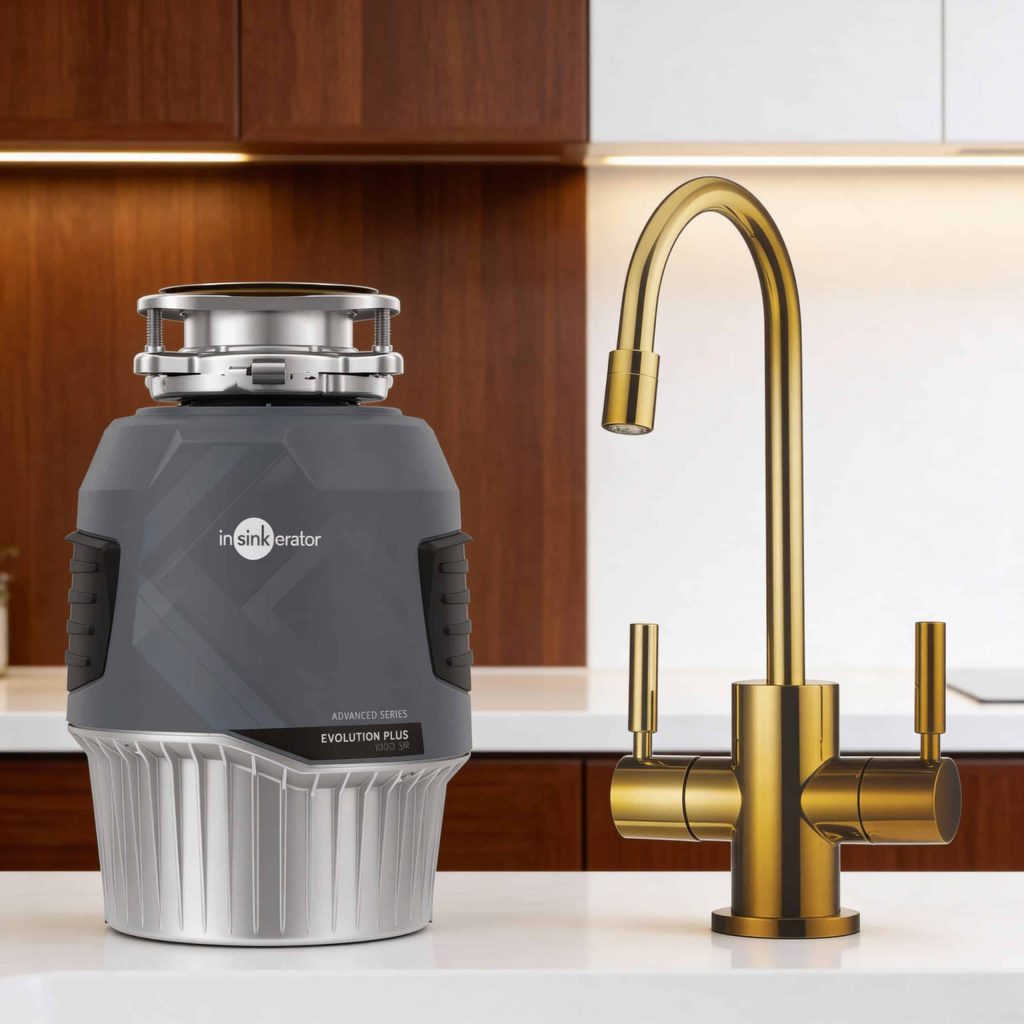 מערכת תת כיורי חם-קר וטוחן אשפה InSinkErator Evolution 1000 sr